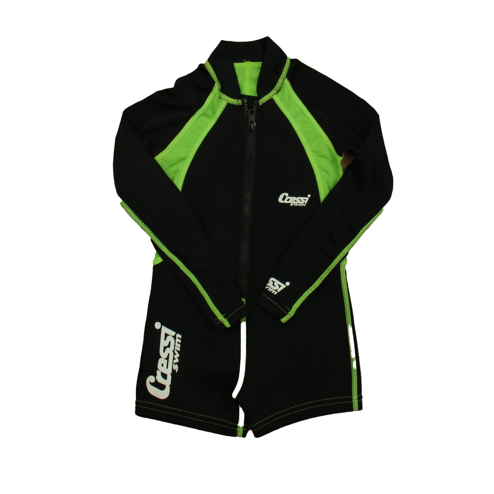 Cressi Boys Black | Green 1-piece Swimsuit size: 2T